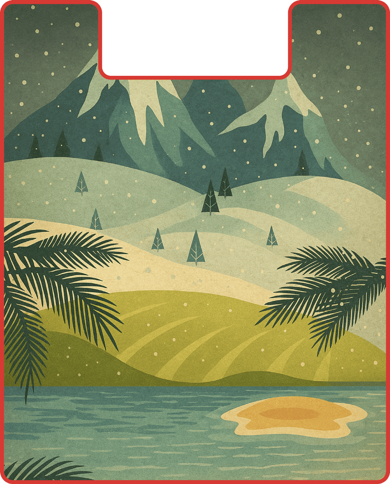 Mapa de la ruta de Santa